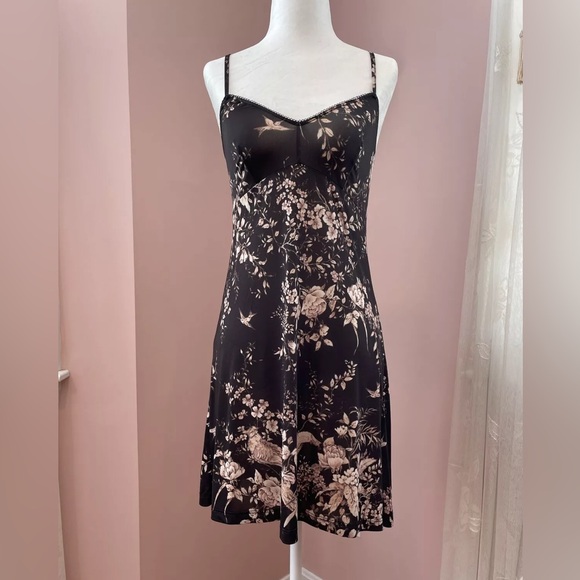 Zimmermann 100% Silk A-Line Black Printed Long Sleeve Ruffle Wrap Dress - Picture 4 of 10